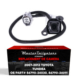 Toyota Tundra (2007-2013) OEM Replacement Backup Camera OE Part # 86790-34011, 86790-34030