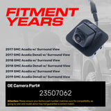 GMC Acadia/Denali (2017-2019) w/ Surround View OEM Replacement Backup Camera OE Part # 23507062