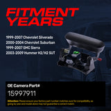 Master Tailgaters Tailgate Handle Upgraded Black Metal Replacement for Chevrolet Silverado (1999-2007), Suburban (2000-2004) / GMC Sierra (1999-2007) / Hummer H2 (2003-2009) OE Part # 15997911