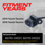 Toyota Tacoma (2014-2015) OEM Replacement Backup Camera OE Part # 86790-04020, 86790-04021