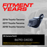 Toyota Tacoma (2016-2018) OEM Replacement Backup Camera OE Part # 86790-04030