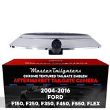 Ford F150, F250, F350, F450, F550 (2004-2016) Replacement Ford Emblem with Backup Camera - Master Tailgaters