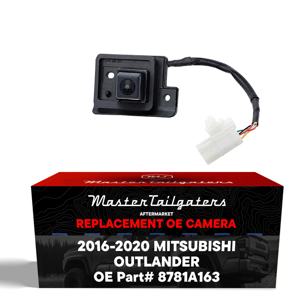 Mitsubishi Outlander (2016-2020), Outlander PHEV [SE/SEL Model] (2018-2020) OEM Replacement Backup Camera OE Part # 8781A163