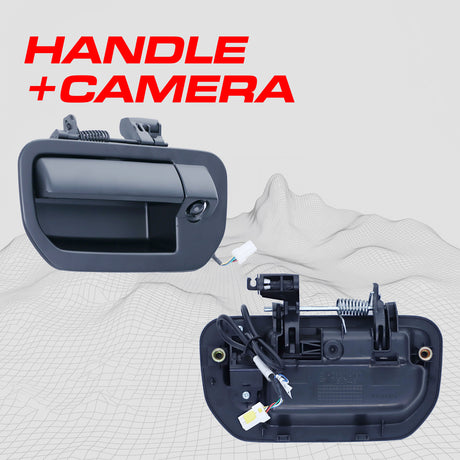 Honda Ridgeline (2006-2014) Black Replacement Tailgate Handle with Backup Camera - Master Tailgaters