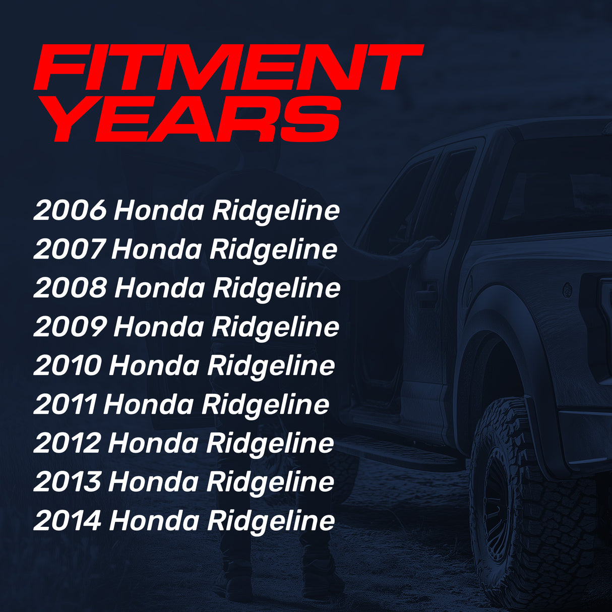 Honda Ridgeline (2006-2014) Black Replacement Tailgate Handle with Backup Camera - Master Tailgaters