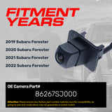 Subaru Forester (2019-2022) OEM Replacement Backup Camera OE Part # 86267SJ000