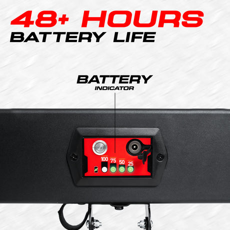 Master Tailgaters 36" Wireless Tow Double Light Bar with Camera | Choice of 4 Pin Round or 7 Pin Round