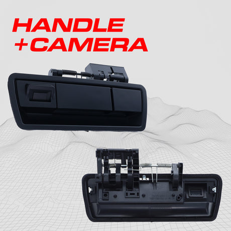 Nissan Armada (2004-2015) Black Replacement Tailgate Handle with Backup Camera - Master Tailgaters