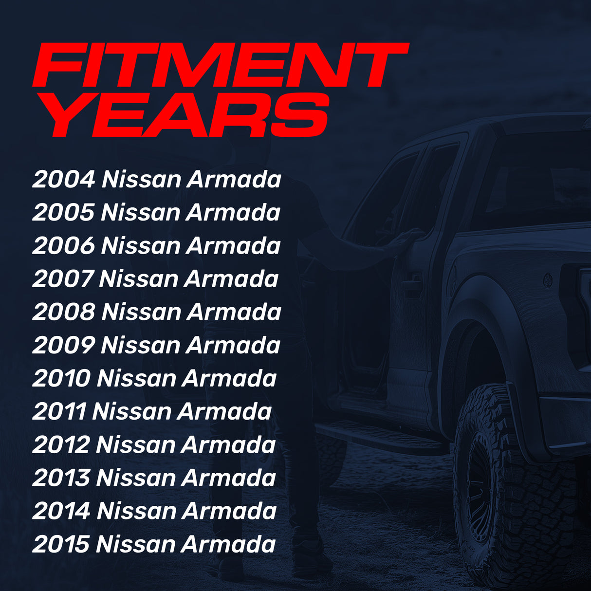 Nissan Armada (2004-2015) Black Replacement Tailgate Handle with Backup Camera - Master Tailgaters