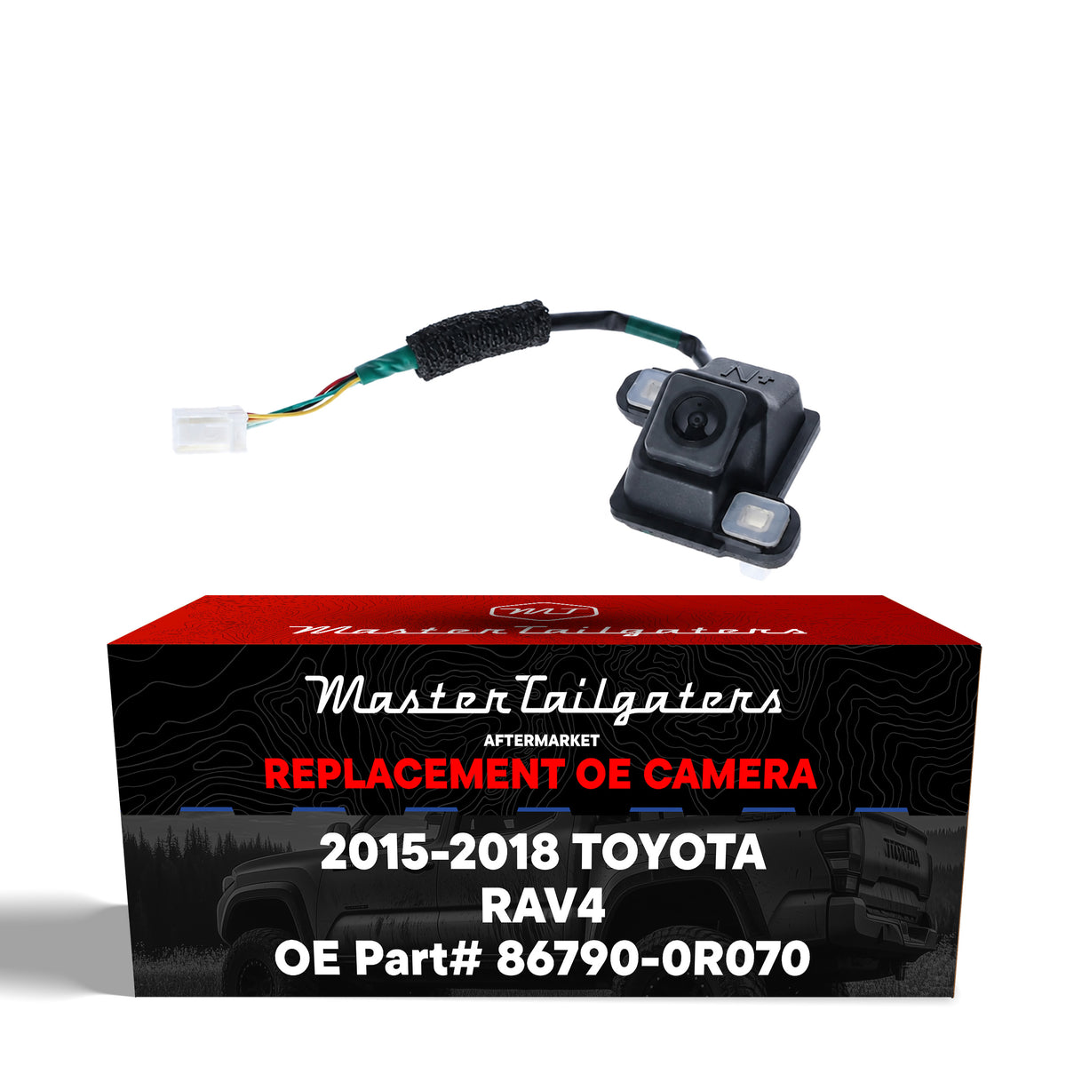 Toyota RAV4 (2015-2018) Television Assembly OEM Replacement Backup Camera OE Part # 86790-0R070