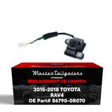Toyota RAV4 (2015-2018) Television Assembly OEM Replacement Backup Camera OE Part # 86790-0R070