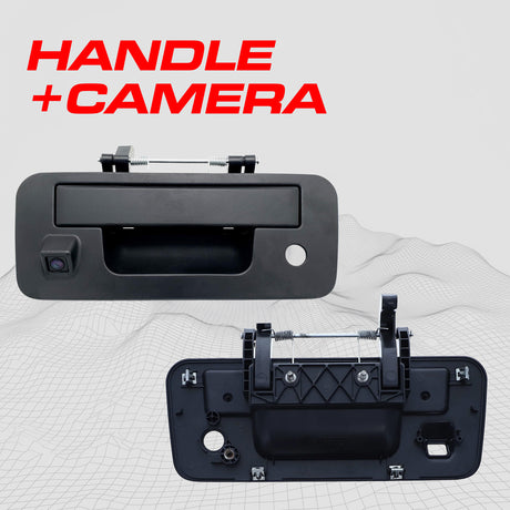 Nissan Titan (2013-2015) Black Replacement Tailgate Handle with Backup Camera - Master Tailgaters