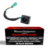 Buick Envision, Enclave / Cadillac CT6, CT6-V, CTS, Escalade, XT5, XTS / Chevrolet Bolt EV, Equinox, Traverse / GMC Acadia, GMC Terrain (2014-2024) OEM Replacement Backup Camera OE Part # 84011416