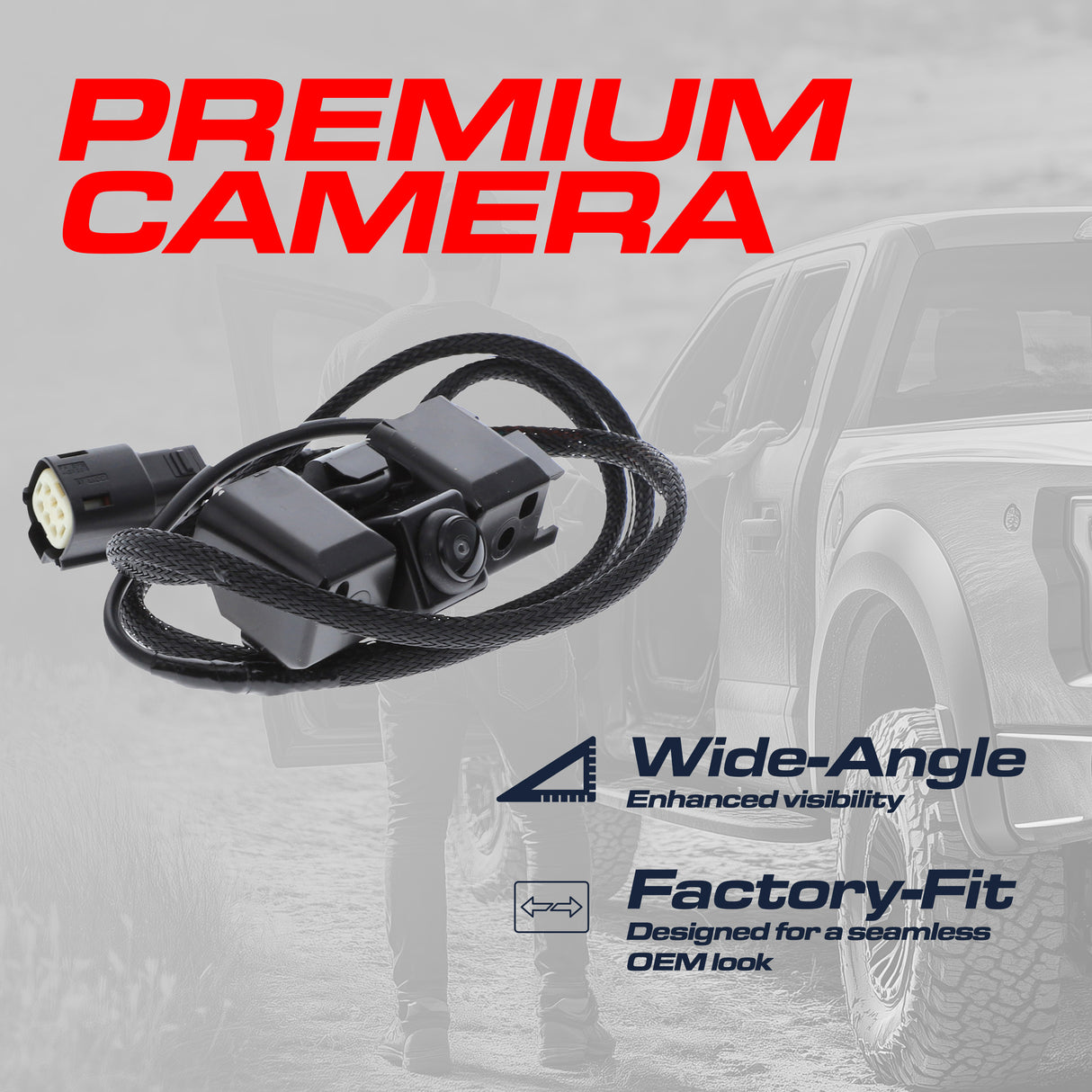 Chevrolet Silverado (2014-2015), Colorado (2017-2021) / GMC Sierra (2014-2016), Canyon (2015-2022) OEM Replacement Backup Camera OE Part # 23306741, 22803702 - Master Tailgaters