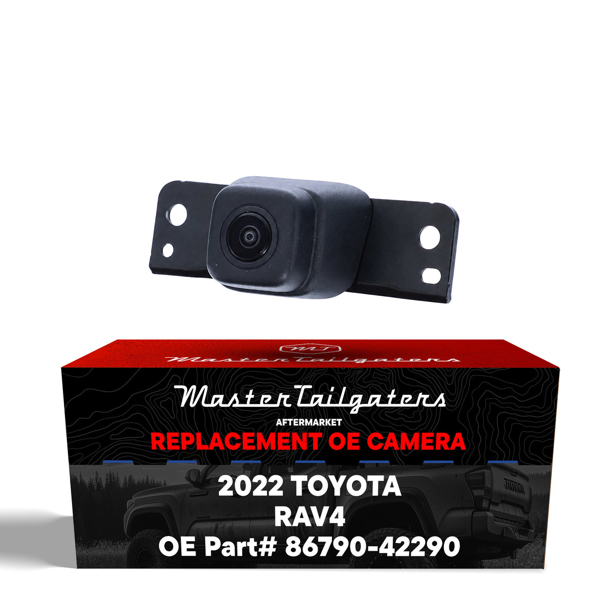 Toyota RAV4 Hybrid (2022), RAV4 [LE/Limited/XLE/XLE Premium Model] (2022) [Japan/North America Built] OEM Replacement Front View (On Grille) Camera OE Part # 86790-42290