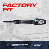 Exterior Door Handle Chrome Replacement for Dodge Durango (2011-2024) / Jeep Grand Cherokee (2011-2024) OE Part # 4589884AM, 4589884AE | Front Right Passenger Side w/o Keyhole