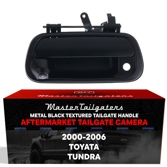 Toyota Tundra (2000-2006) Black Metal Replacement Tailgate Handle with Backup Camera - Master Tailgaters