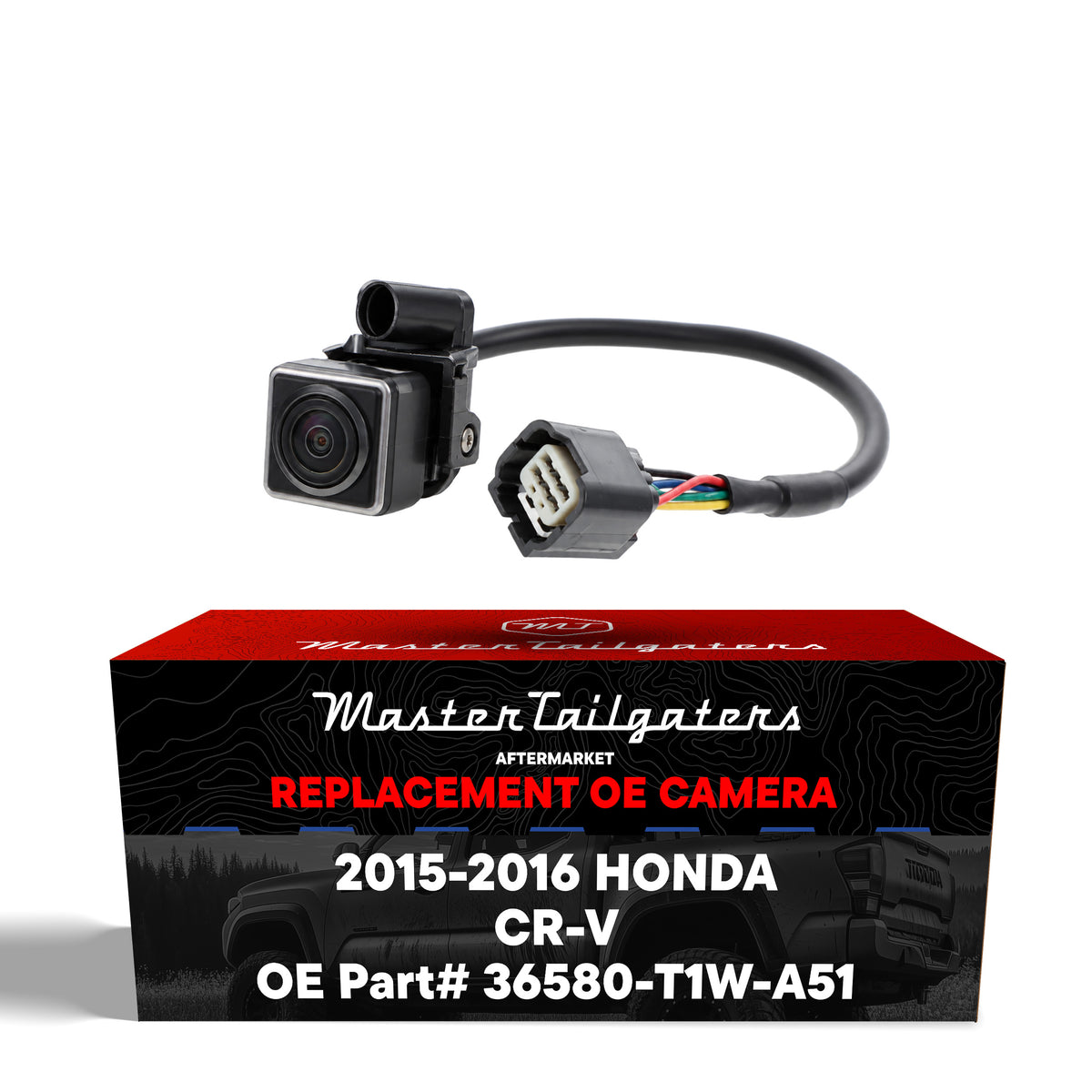 Honda CR-V [Touring/EX/EX-L Model] (2015-2016) OEM Replacement Right Side View Camera OE Part # 36580-T1W-A51