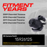 Chevrolet Traverse (2009-2012) OEM Replacement Backup Camera OE Part  # 15926125