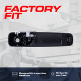 Master Tailgaters Exterior Door Handle Upgraded Black Metal Replacement for Dodge Ram (2009-2018) OE Part # 55112383AE, 55112383AC | Front LH w/Keyhole