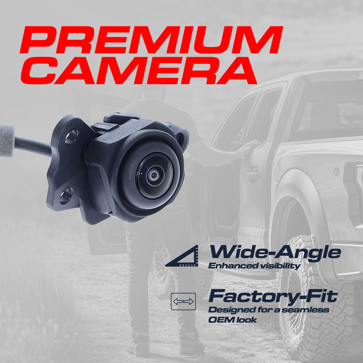 Mazda CX-5 w/ AVM (2019-2020), CX-9 (2019-2020) OEM Replacement Left Side View Camera OE Part # K128-67-RC0