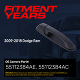 Master Tailgaters Exterior Door Handle Upgraded Black Metal Replacement for Dodge Ram (2009-2018) OE Part # 55112384AE, 55112384AC | Front RH w/o Keyhole