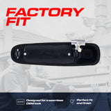 Master Tailgaters Exterior Door Handle Upgraded Black Metal Replacement for Dodge Ram (2009-2018) OE Part # 55112384AE, 55112384AC | Front RH w/o Keyhole