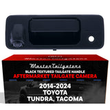 Toyota Tundra (2014-2024), Tacoma (2016-2024) Black Replacement Tailgate Handle with Backup Camera - Master Tailgaters