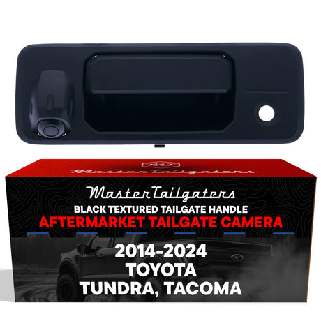 Toyota Tundra (2014-2024), Tacoma (2016-2024) Black Replacement Tailgate Handle with Backup Camera - Master Tailgaters