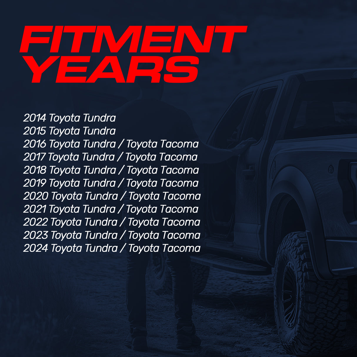 Toyota Tundra (2014-2024), Tacoma (2016-2024) Black Replacement Tailgate Handle with Backup Camera - Master Tailgaters