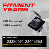 Chevrolet Volt (2016-2017) OEM Replacement Backup Camera OE Part # 23320691, 23443953