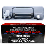 Toyota Tundra (2014-2024) Chrome Replacement Tailgate Handle with Backup Camera - Master Tailgaters
