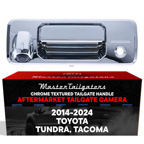 Toyota Tundra (2014-2024) Chrome Replacement Tailgate Handle with Backup Camera - Master Tailgaters