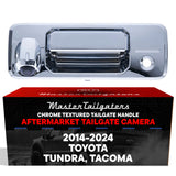 Toyota Tacoma (2016-2024) Chrome Replacement Tailgate Handle with Backup Camera - Master Tailgaters
