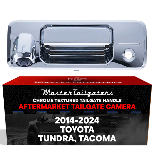 Toyota Tacoma (2016-2024) Chrome Replacement Tailgate Handle with Backup Camera - Master Tailgaters