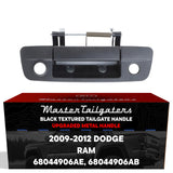 Master Tailgaters Tailgate Handle Upgraded Black Metal Replacement for Dodge Ram (2009-2012) OE Part # 68044906AE, 68044906AB