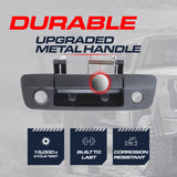 Master Tailgaters Tailgate Handle Upgraded Black Metal Replacement for Dodge Ram (2009-2012) OE Part # 68044906AE, 68044906AB