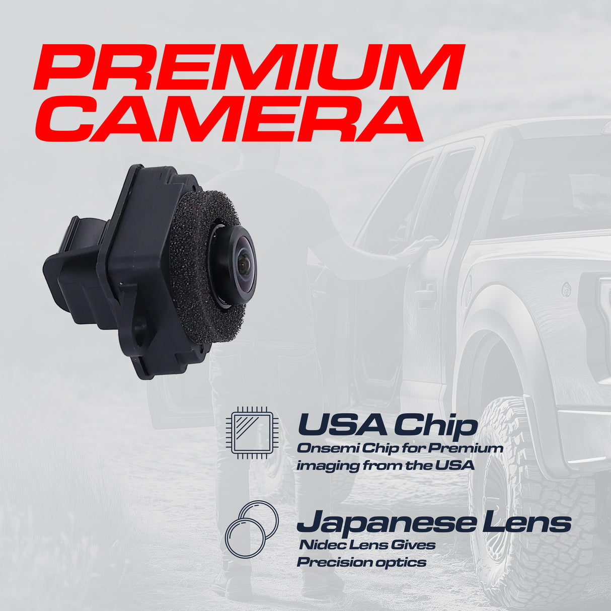 Dodge Challenger (2015-2022) OEM Replacement Backup Camera OE Part # 4672760AB, 4672760AC - Master Tailgaters