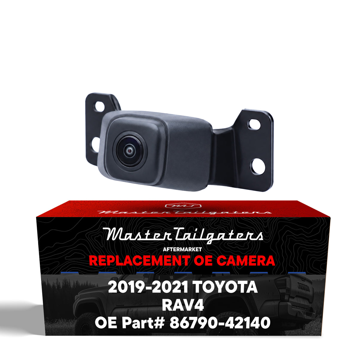 Toyota RAV4 [Adventure/Trail/TRD Off-Road Model] (2019-2021) OEM Replacement Front View (On Grille) Camera OE Part # 86790-42140