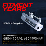 Master Tailgaters Tailgate Handle Upgraded Chrome Metal Replacement for Dodge Ram (2009-2018) OE Part # 68044904AG, 68044904AF