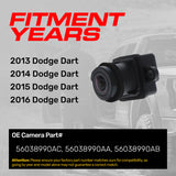 Dodge Dart (2013-2016) OEM Replacement Backup Camera OE Part # 56038990AA, 56038990AB, 56038990AC