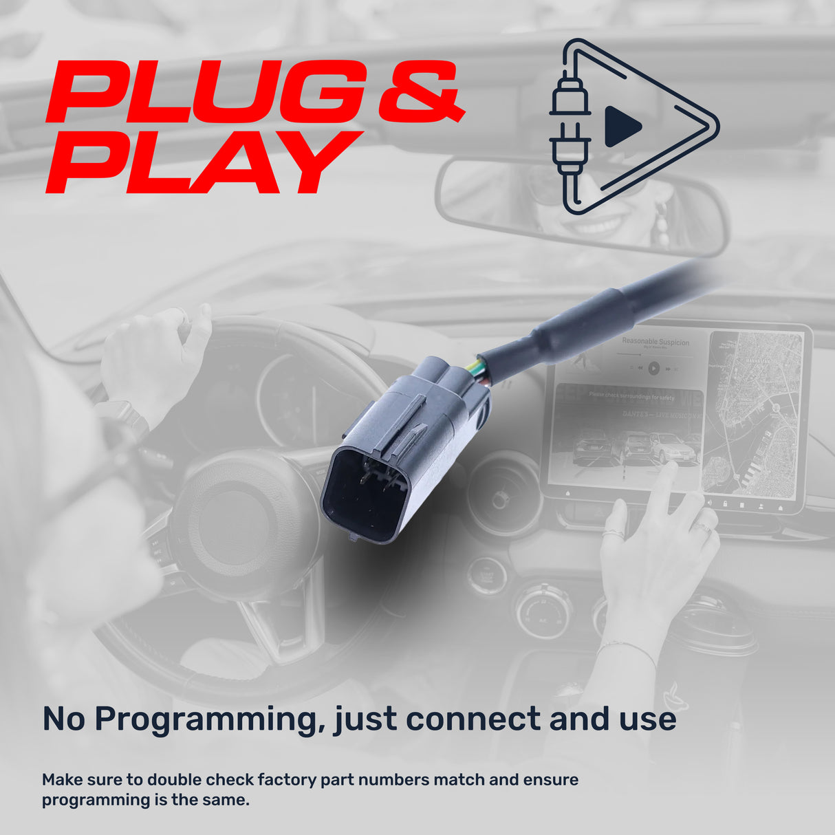 Dodge Durango / Jeep Grand Cherokee (2011-2013) OEM Replacement Backup Camera OE Part # 56054059AC, 56054059AD, 56054059AE, 56054059AF