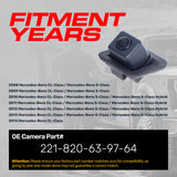Mercedes-Benz CL-Class (2008-2014), S-Class (2008-2013), S-Class Hybrid (2010-2013) OEM Replacement Backup Camera OE Part # 221-820-63-97-64