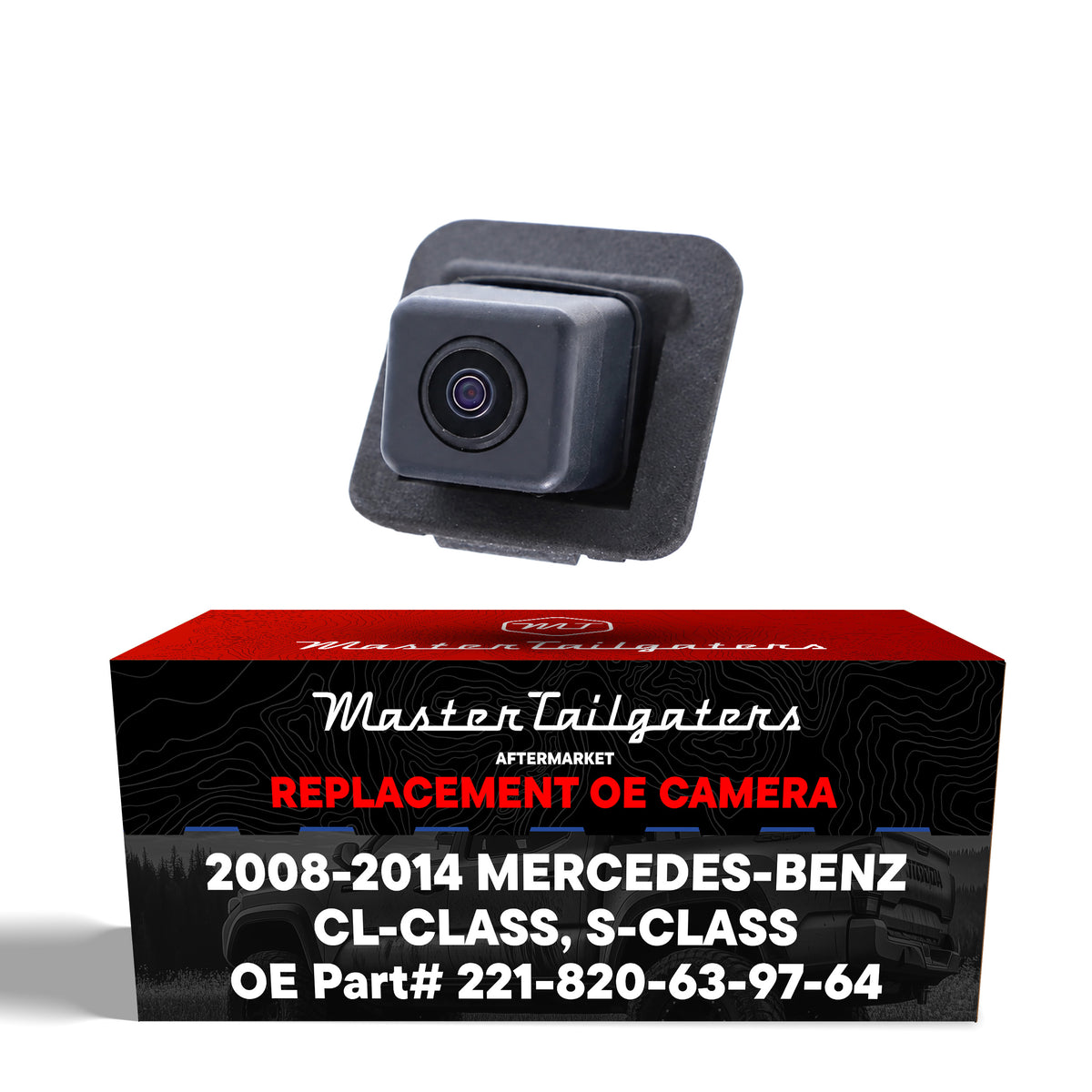 Mercedes-Benz CL-Class (2008-2014), S-Class (2008-2013), S-Class Hybrid (2010-2013) OEM Replacement Backup Camera OE Part # 221-820-63-97-64