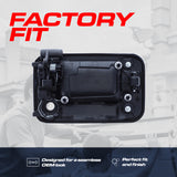 Exterior Door Handle Upgraded Black Metal Replacement for Ford F150 / Lincoln Mark LT (2004-2008) OE Part # CL3Z-1522405-BC, 9L3Z-1522405-BA | Front LH w/o Keypad Hole, w/ Keyhole