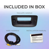Chevrolet Silverado / GMC Sierra (2007-2014) Black Replacement Tailgate Handle with Backup Camera (with Key Hole Plug)