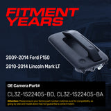 Exterior Door Handle Upgraded Black Metal Replacement for Ford F150 (2009-2014) / Lincoln Mark LT (2010-2014) OE Part # CL3Z-1522405-BD, CL3Z-1522405-BA | Front LH w/o Keypad Hole, w/ Keyhole