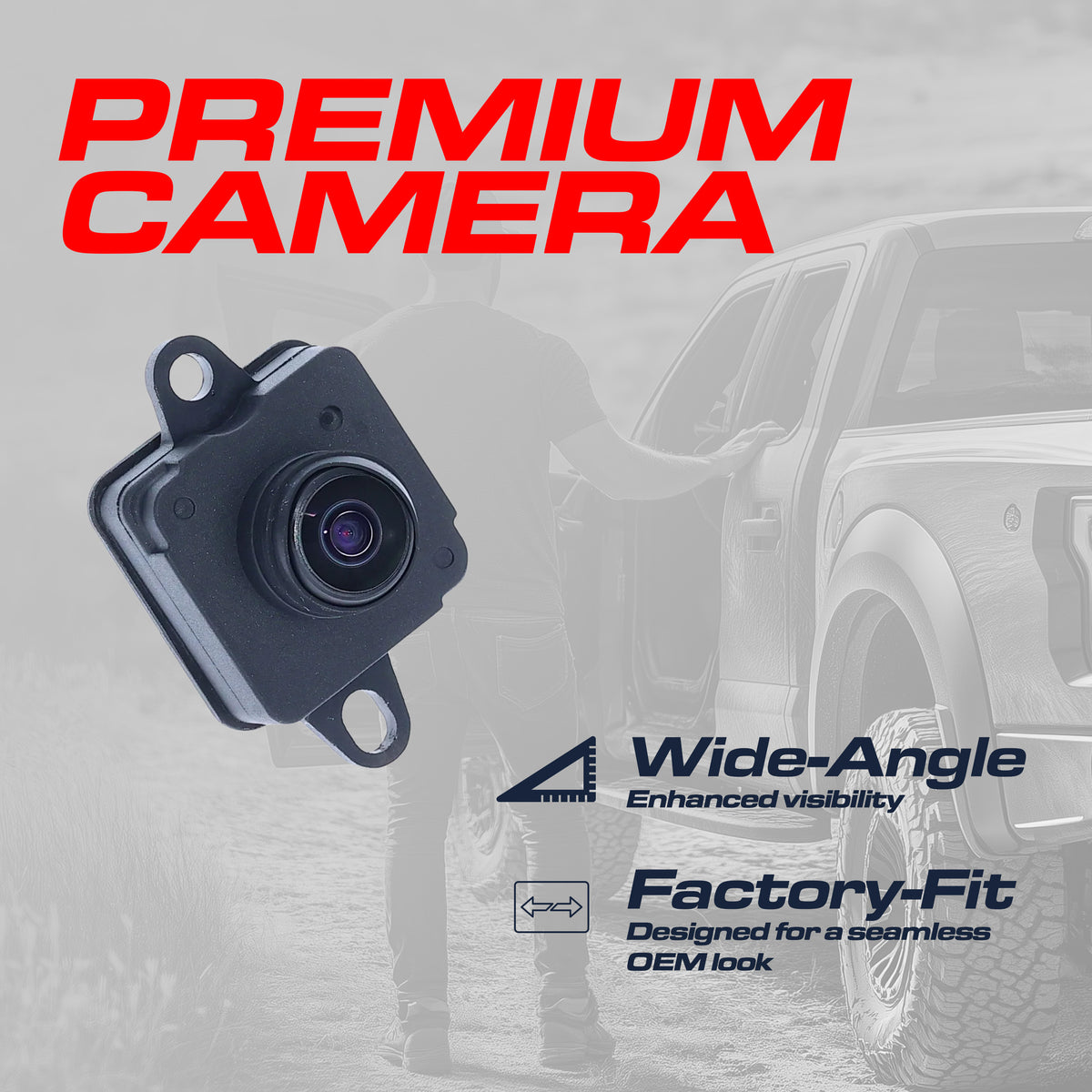 Ram Promaster City Cargo/Passenger Van (2018-2022) OEM Replacement Left Rear View Camera OE Part # 68469950AA