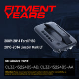 Exterior Door Handle Upgraded Black Metal Replacement for Ford F150 (2009-2014) / Lincoln Mark LT (2010-2014) OE Part # CL3Z-1522405-AD, CL3Z-1522405-AA | Front LH w/ Keypad Hole, w/ Keyhole