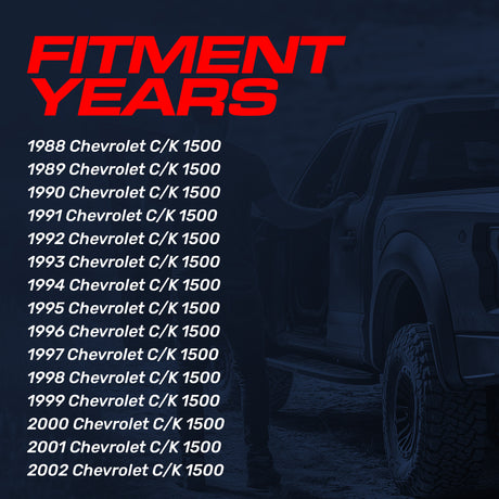 Chevrolet C/K 1500 (1988-2002) Chrome Replacement Tailgate Bezel with Backup Camera